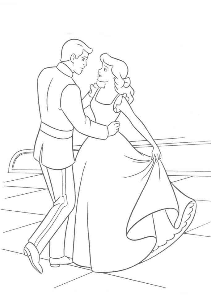 Cinderella Ausmalbilder 995