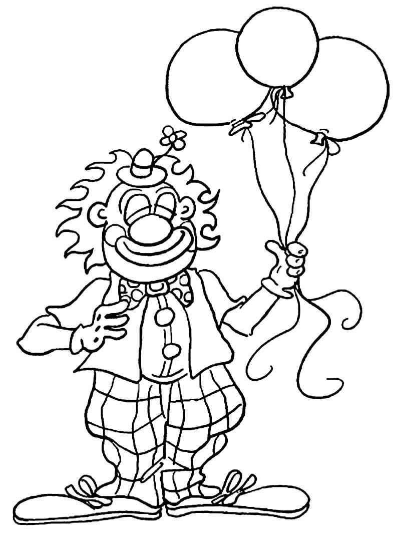 Clown Ausmalbilder 066