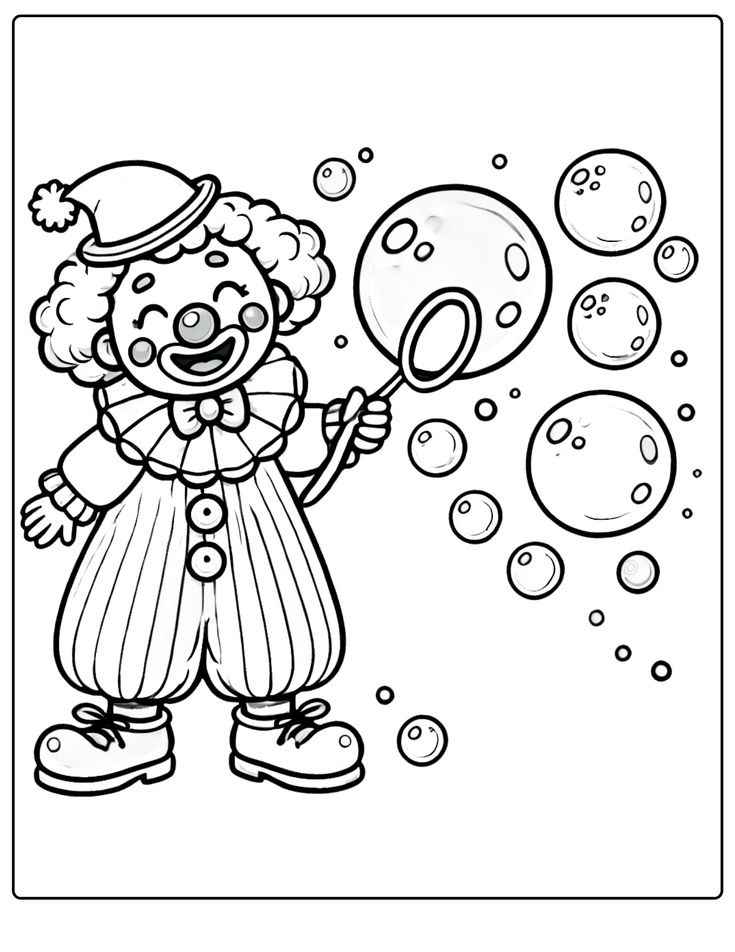 Clown Ausmalbilder 118