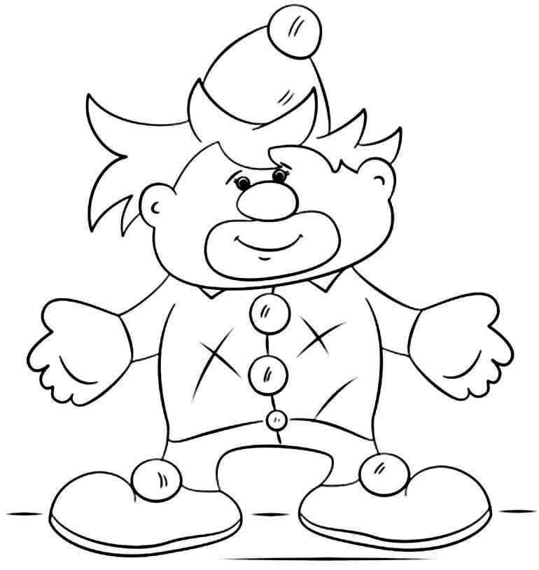 Clown Ausmalbilder 148