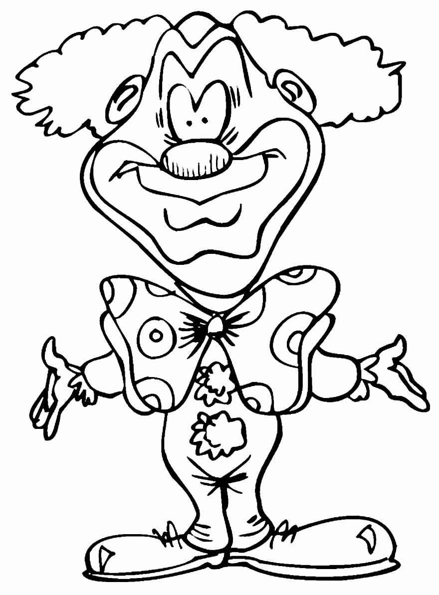 Clown Ausmalbilder 349