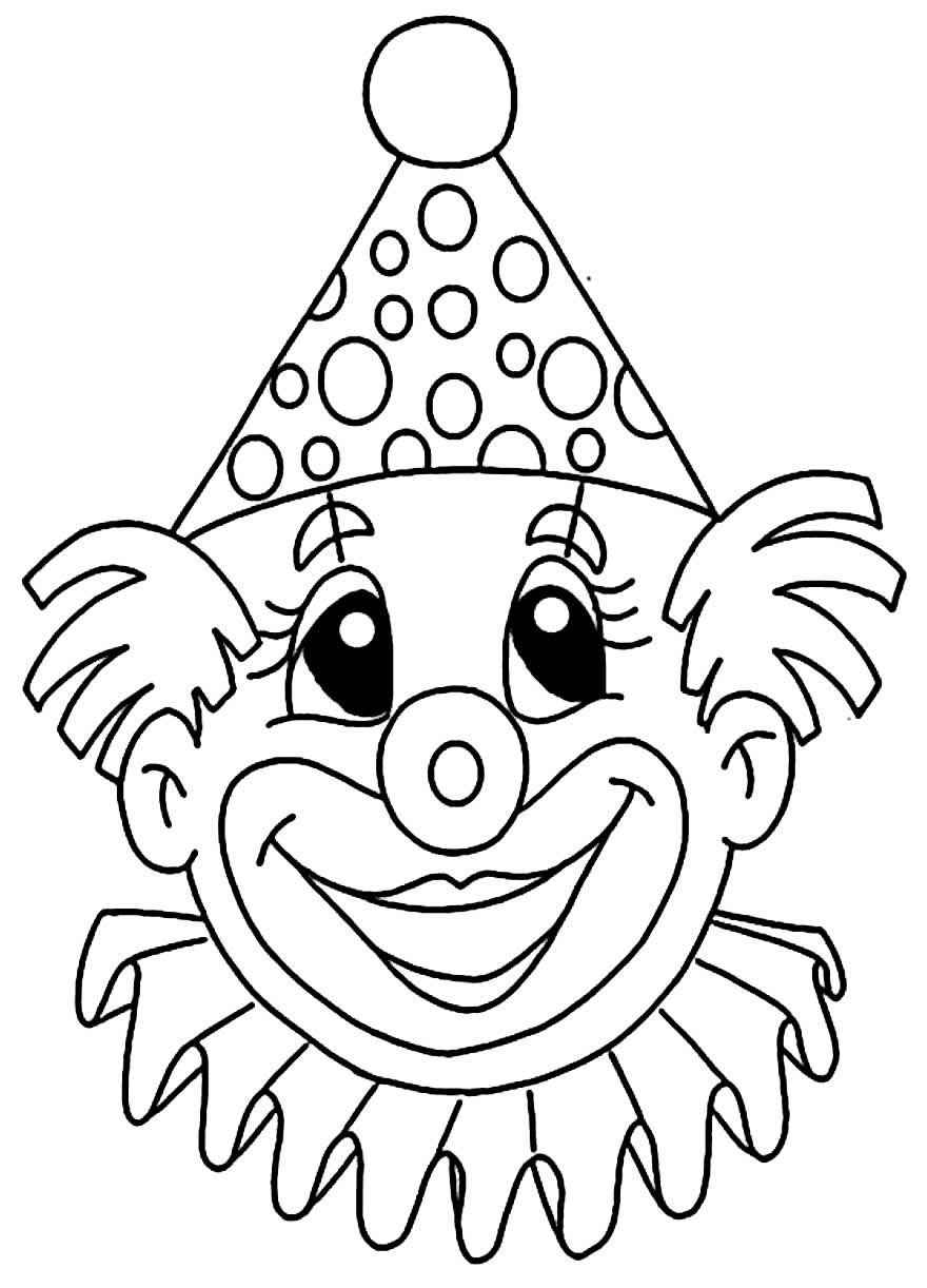Clown Ausmalbilder 400