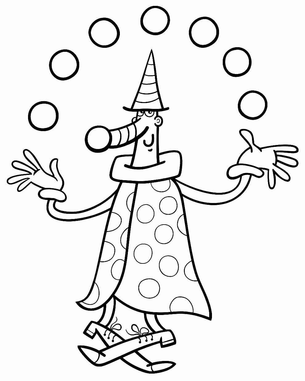 Clown Ausmalbilder 511