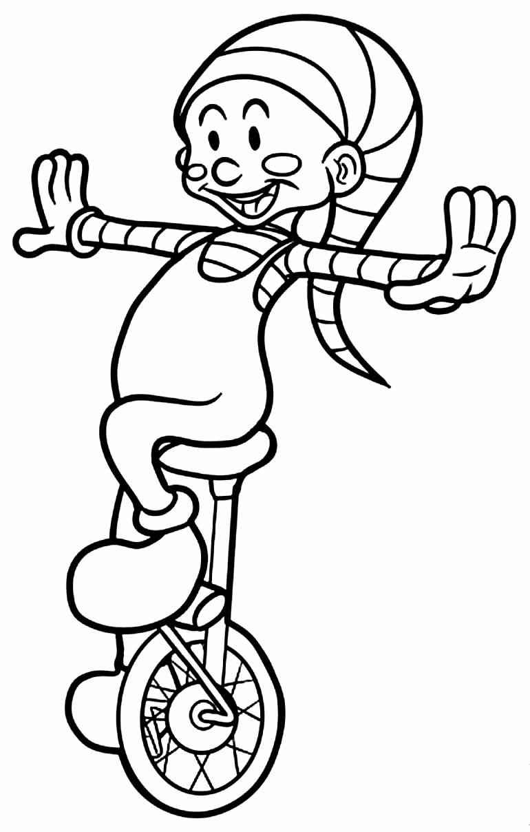 Clown Ausmalbilder 639