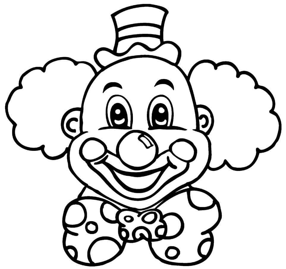 Clown Ausmalbilder 746