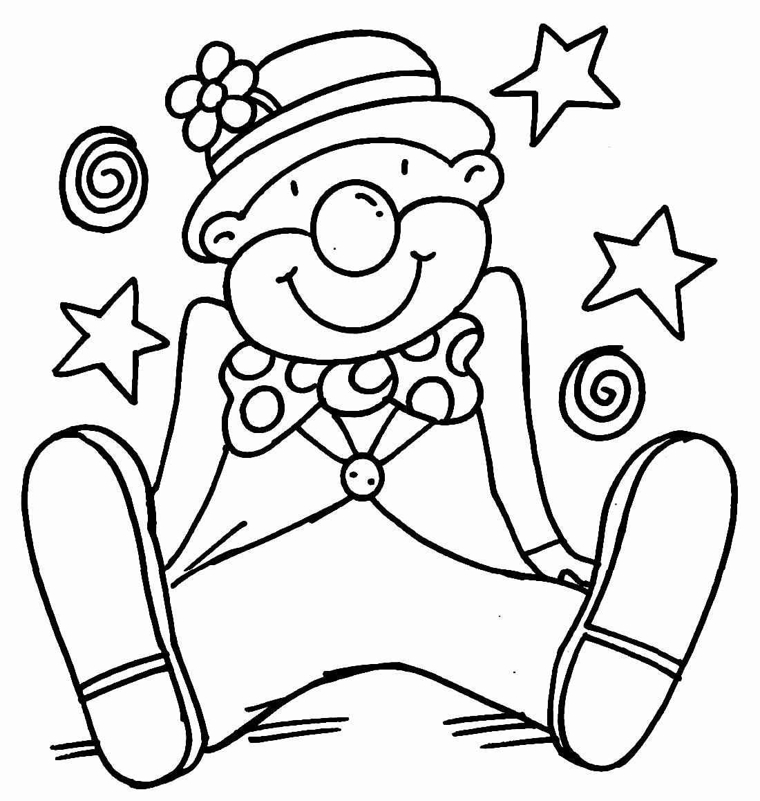 Clown Ausmalbilder 883