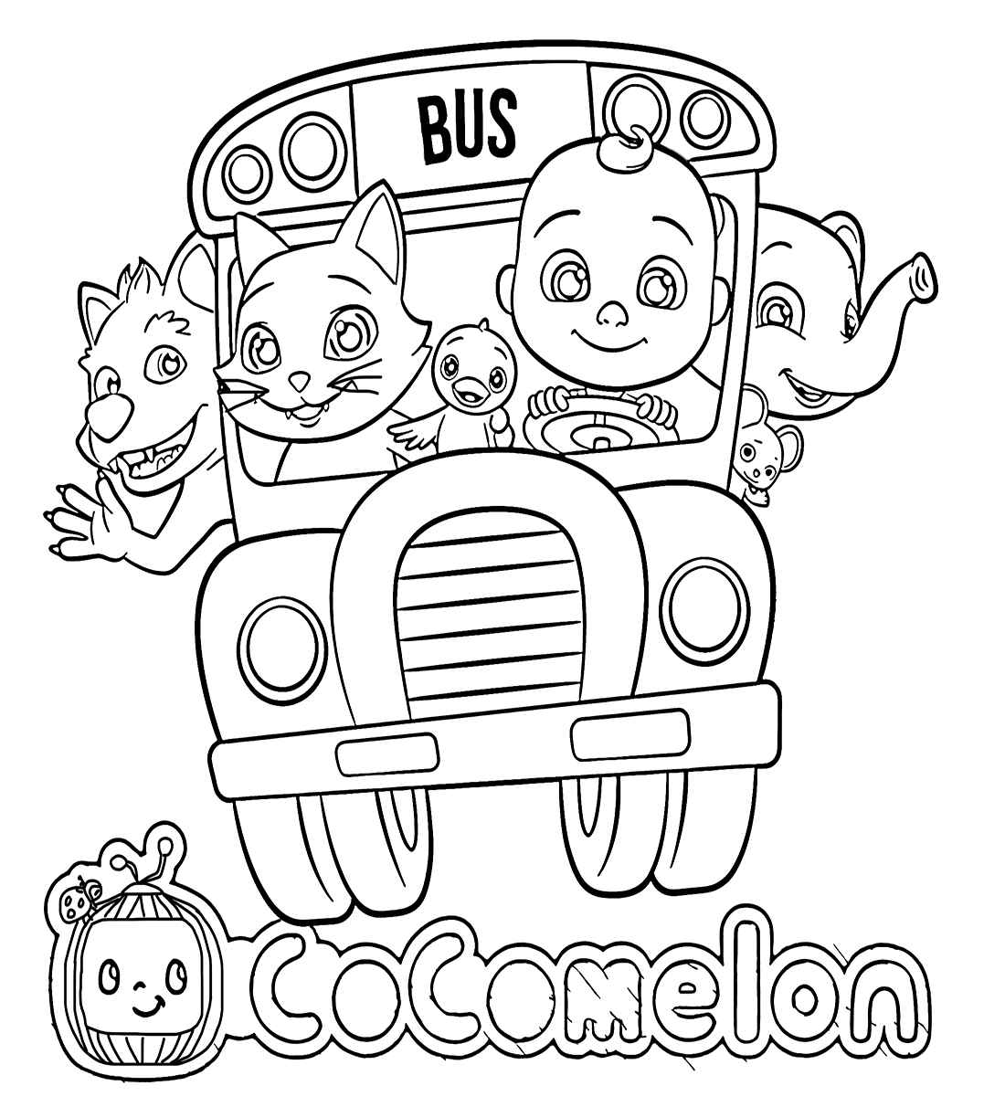 Cocomelon Ausmalbilder 206