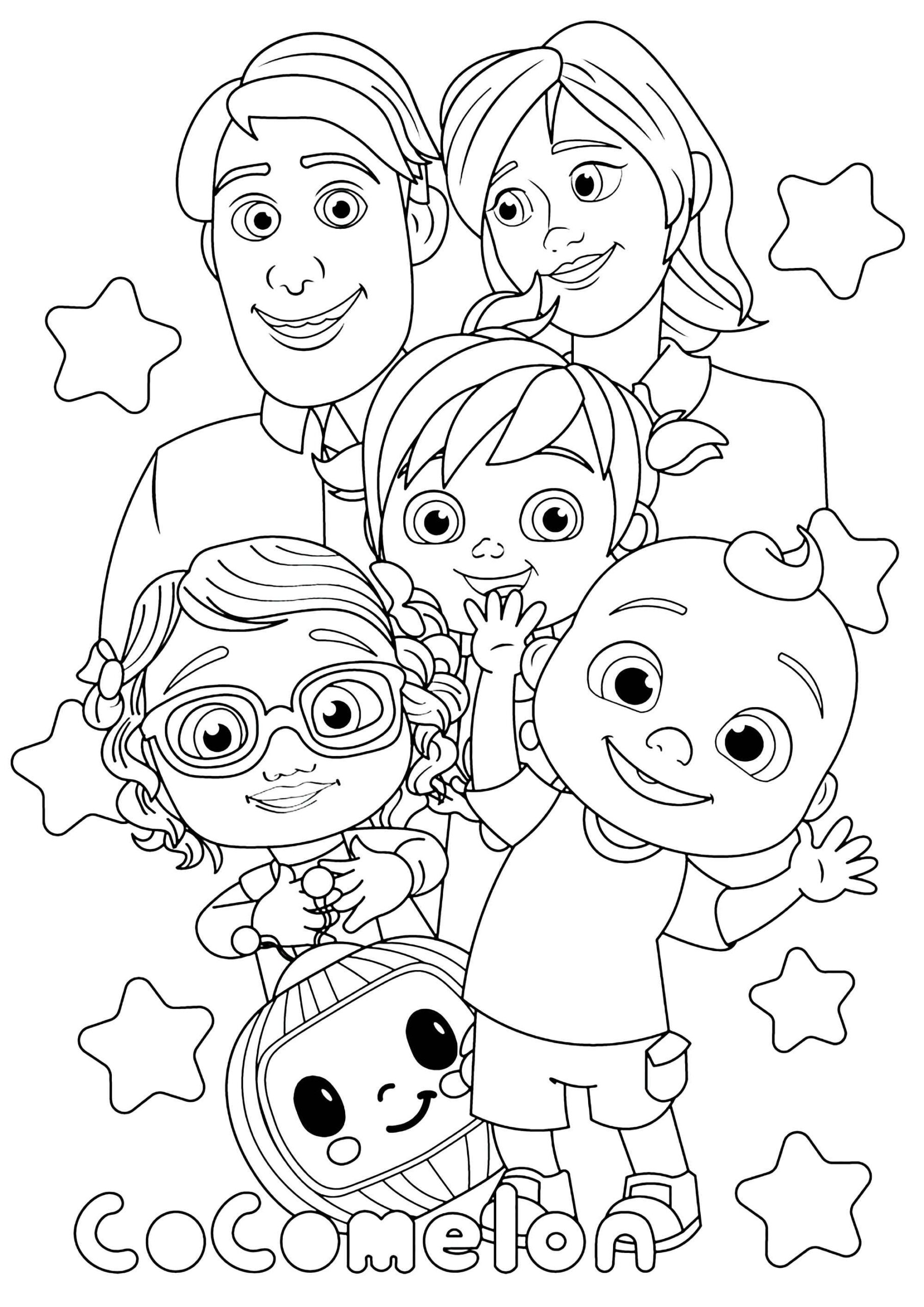 Cocomelon Ausmalbilder 582