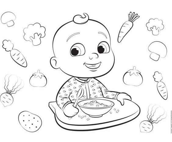 Cocomelon Ausmalbilder 597