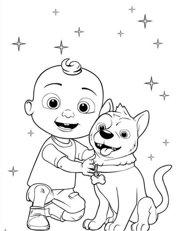 Cocomelon Ausmalbilder 800