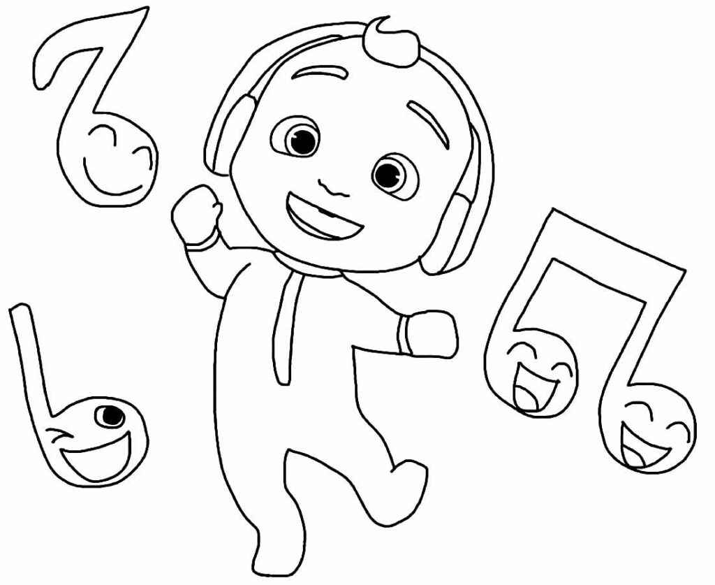 Cocomelon Ausmalbilder 995