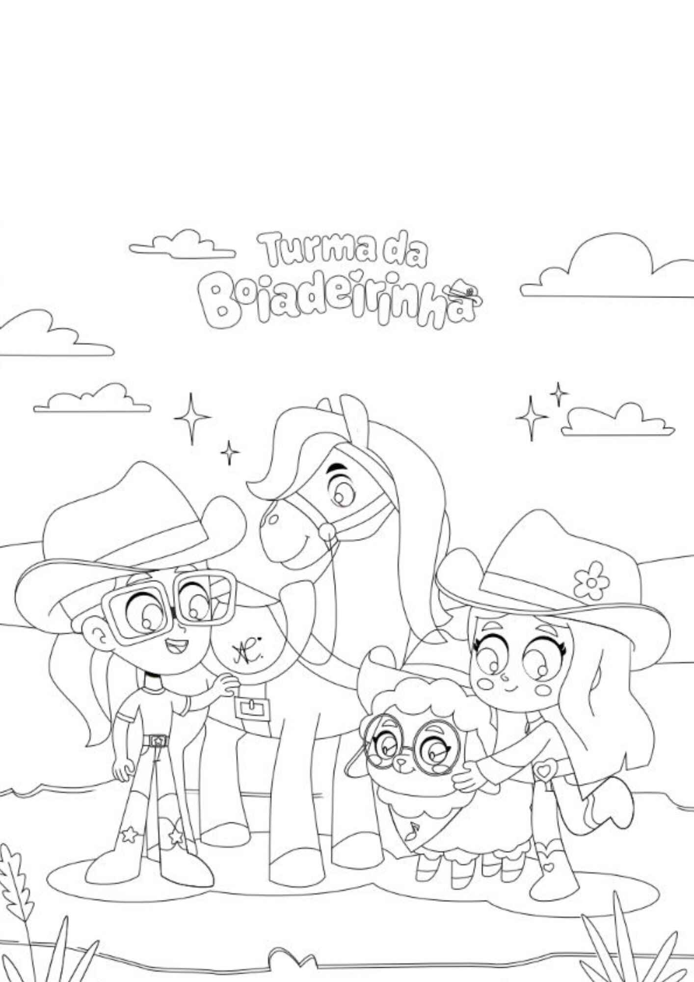 Cowgirl Ausmalbilder 077