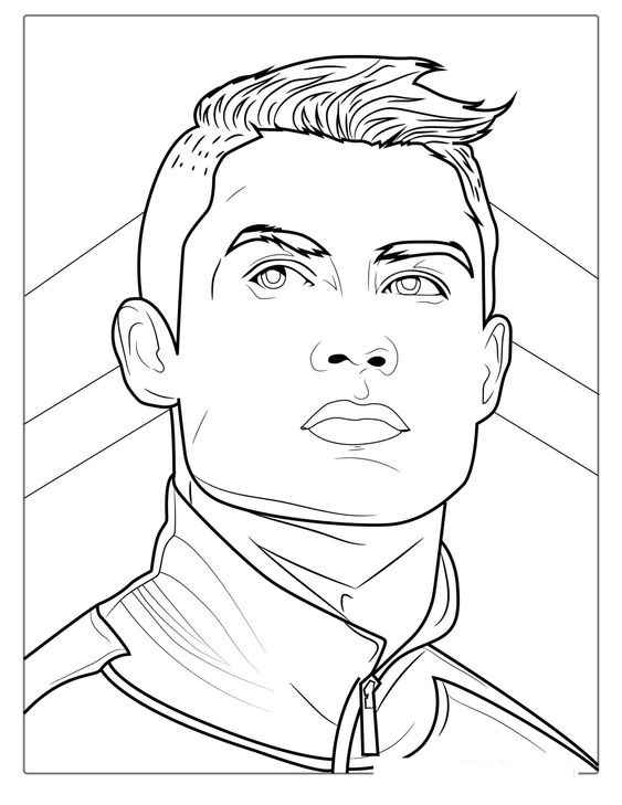 Cristiano Ronaldo Ausmalbilder 113