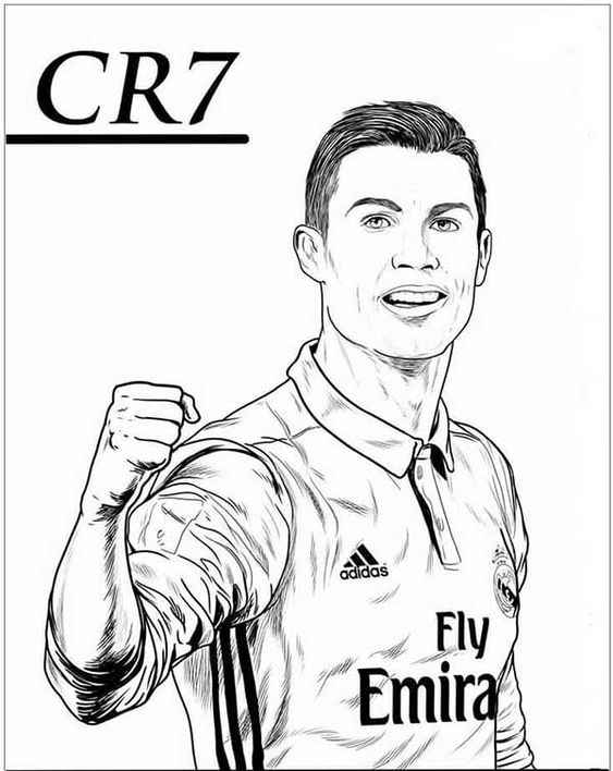 Cristiano Ronaldo Ausmalbilder 411