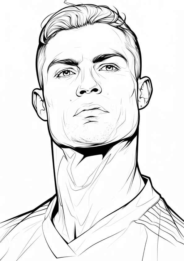 Cristiano Ronaldo Ausmalbilder 510