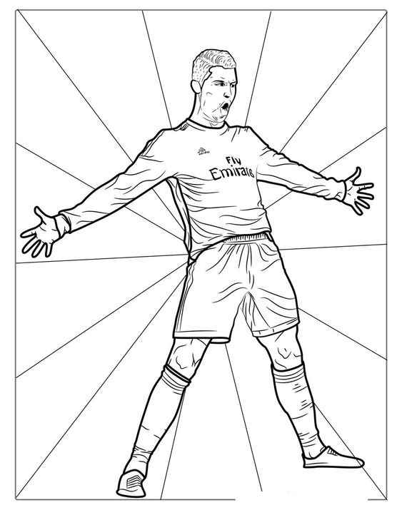 Cristiano Ronaldo Ausmalbilder 567