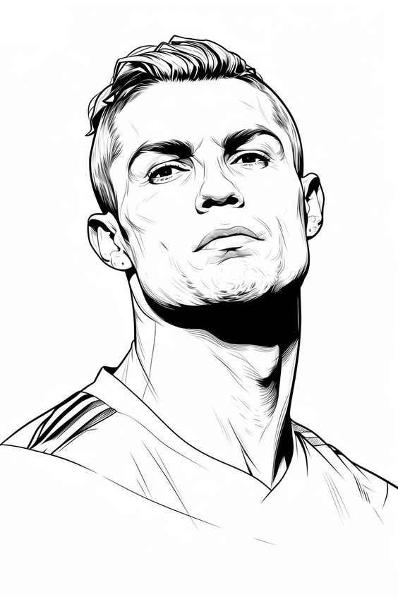 Cristiano Ronaldo Ausmalbilder 662