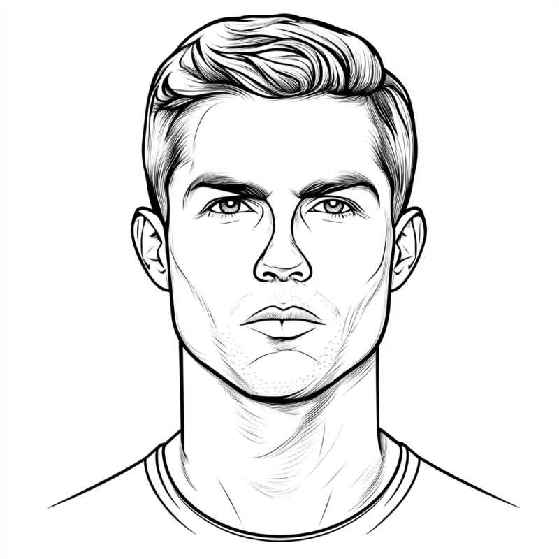 Cristiano Ronaldo Ausmalbilder 702