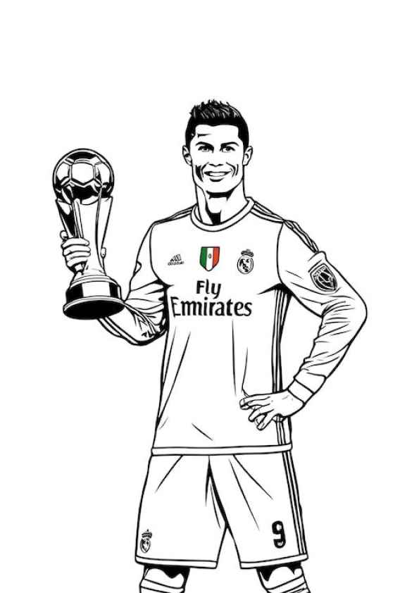 Cristiano Ronaldo Ausmalbilder 771
