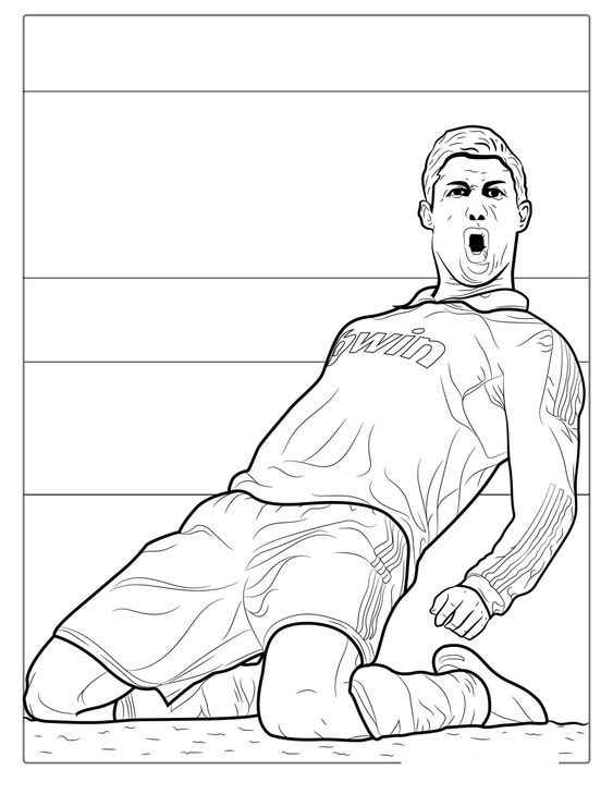 Cristiano Ronaldo Ausmalbilder 821