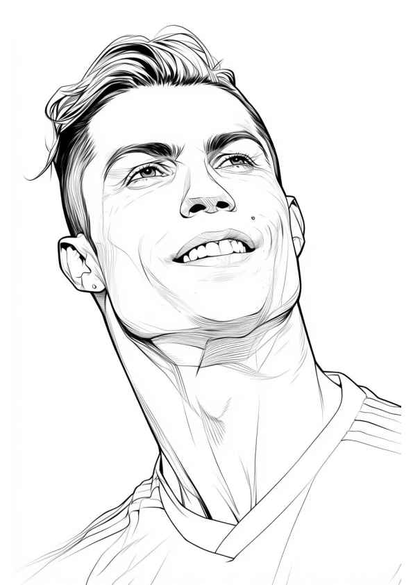 Cristiano Ronaldo Ausmalbilder 942