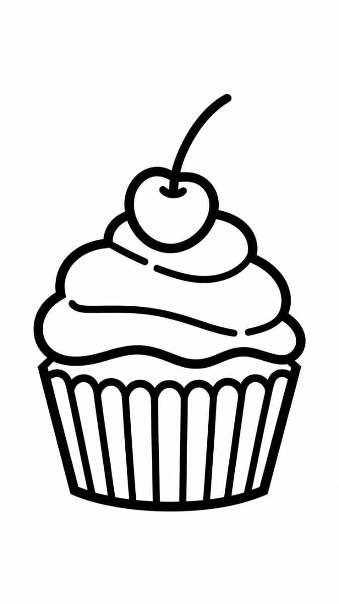 Cupcake Ausmalbilder 260