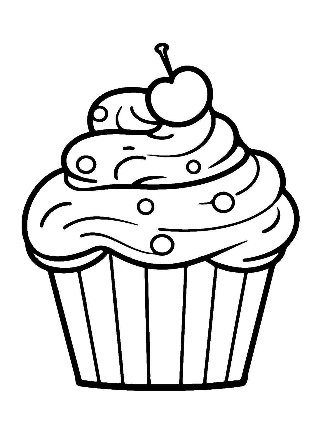 Cupcake Ausmalbilder 343