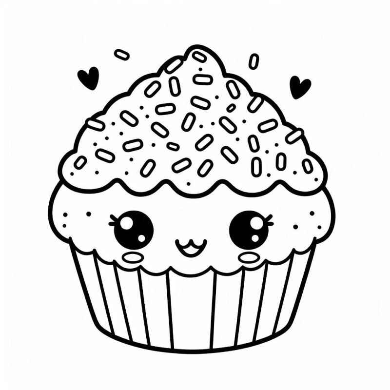 Cupcake Ausmalbilder 503