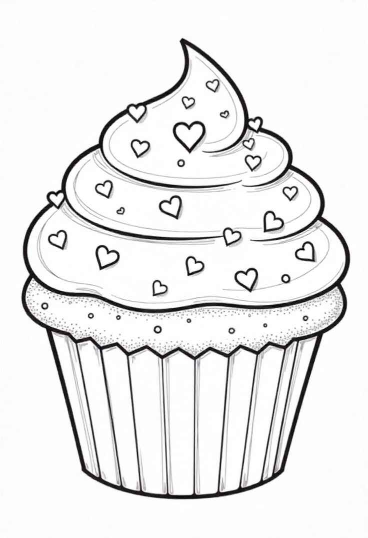 Cupcake Ausmalbilder 623