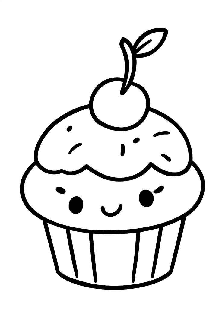 Cupcake Ausmalbilder 797