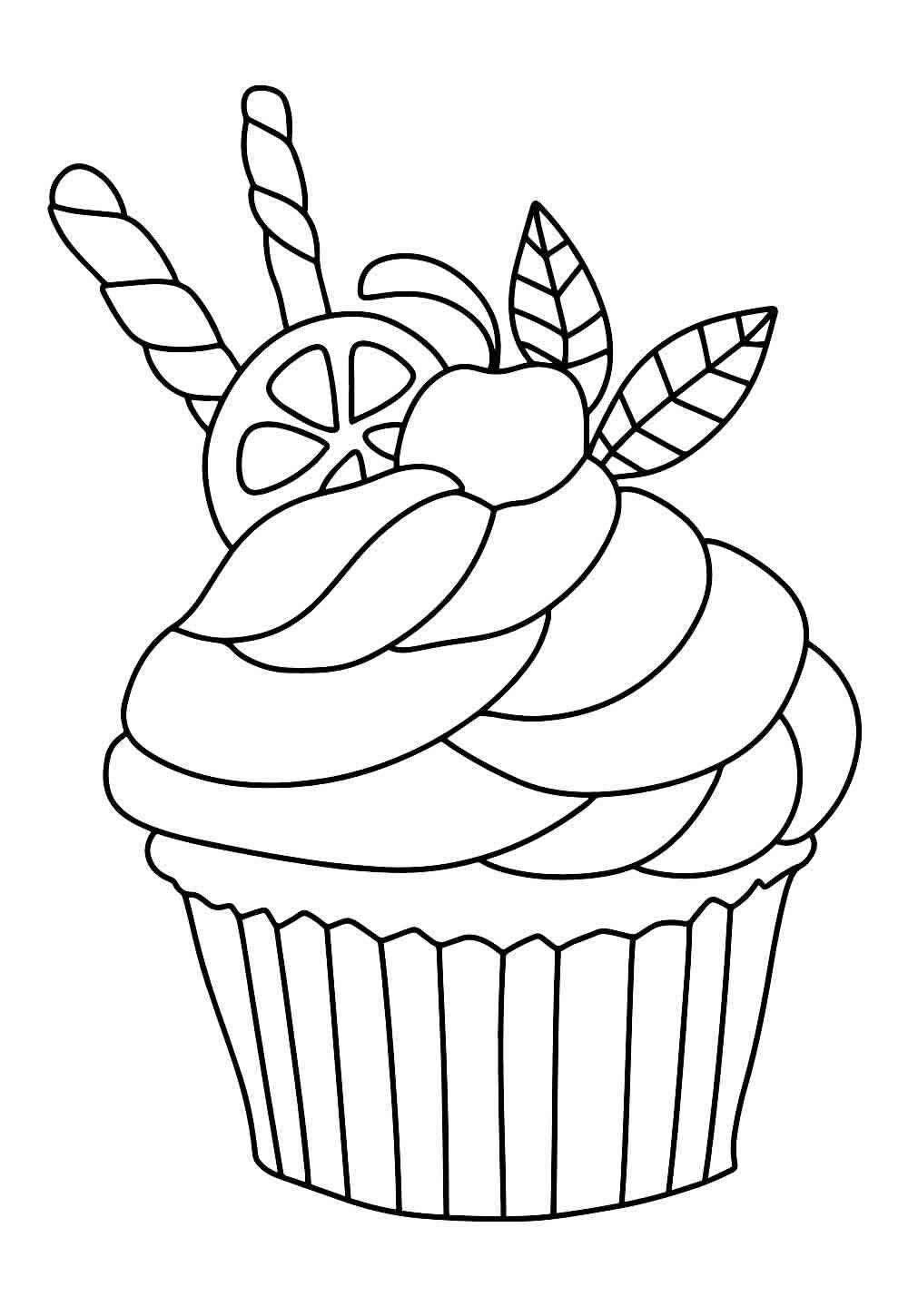 Cupcake Ausmalbilder 874