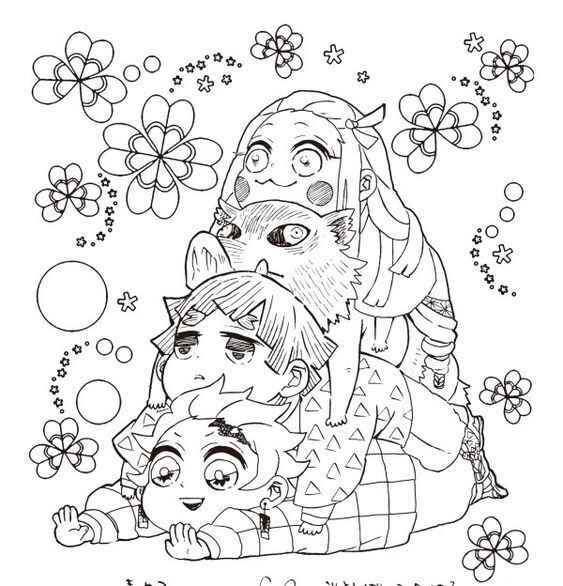 Dämonentöter Ausmalbilder 637