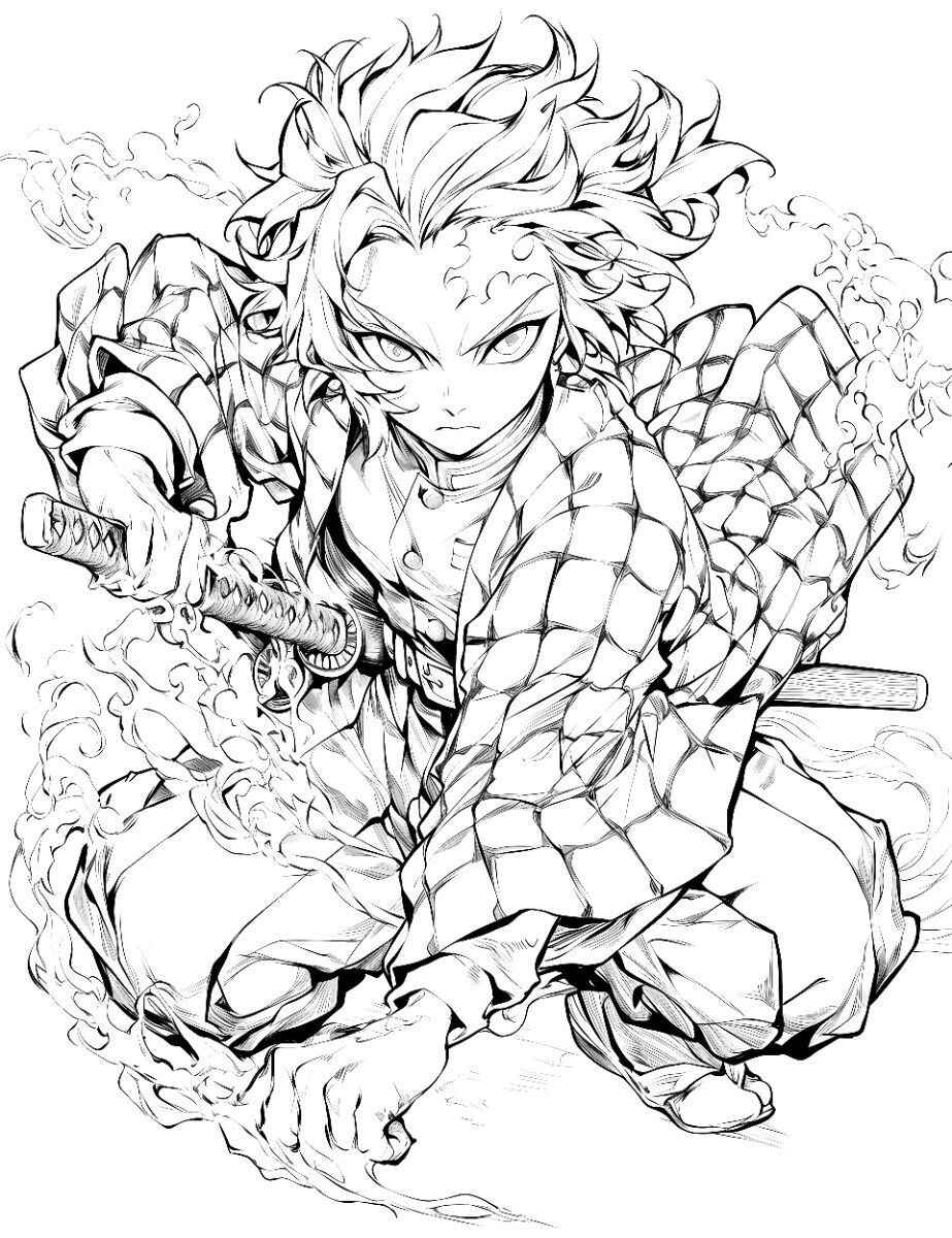 Dämonentöter Ausmalbilder 662