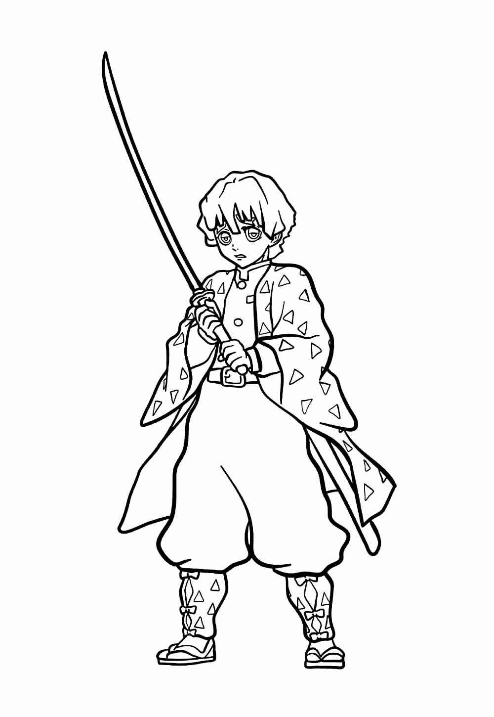 Dämonentöter Ausmalbilder 746