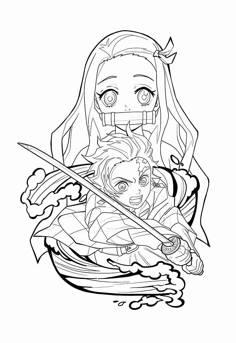 Dämonentöter Ausmalbilder 768