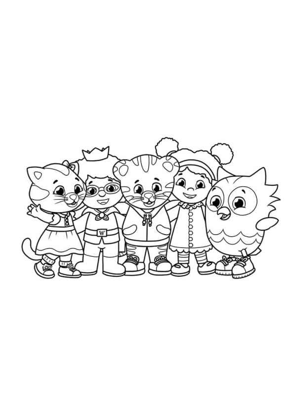 Daniel Tiger Ausmalbilder 627