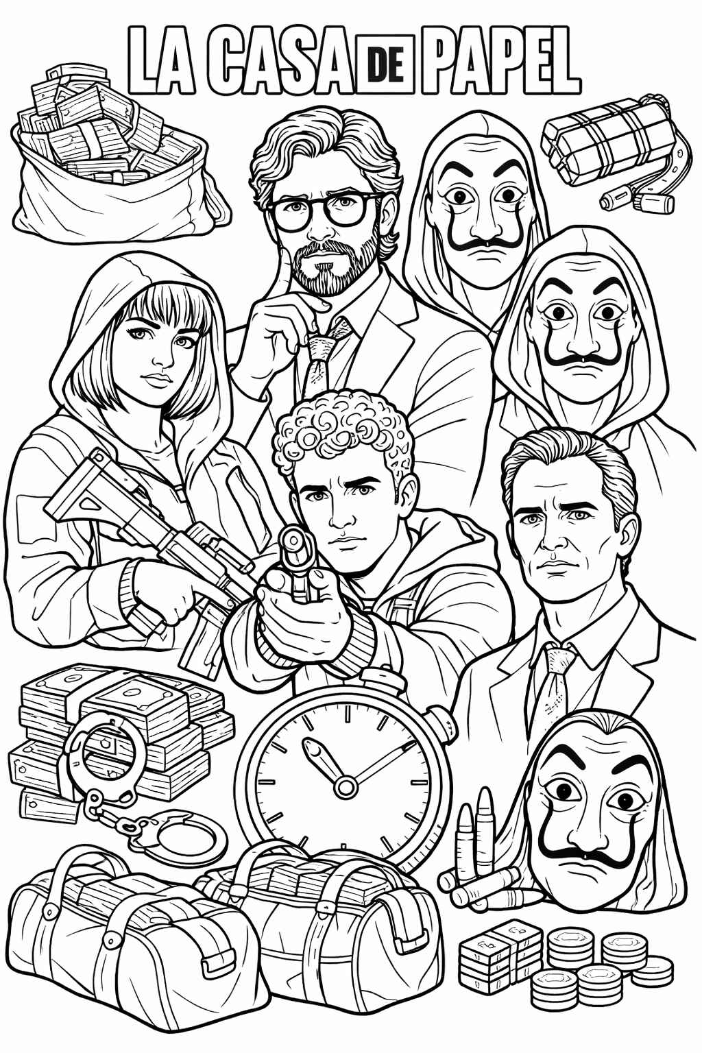 Das Haus aus Papier Ausmalbilder 187