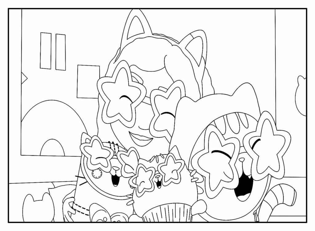 Das magische Haus von Gabby Ausmalbilder 360