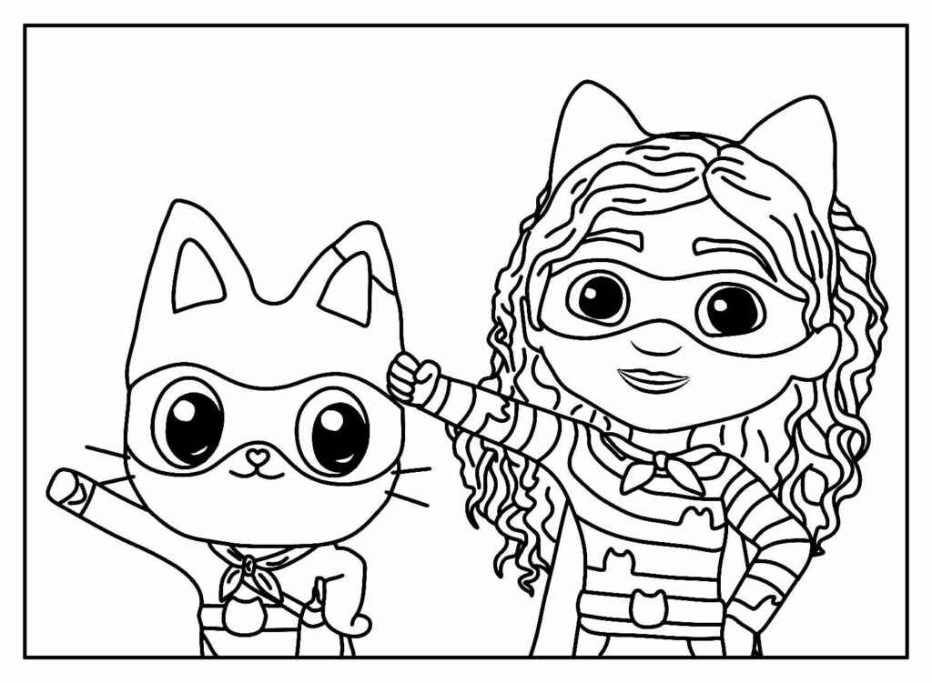 Das magische Haus von Gabby Ausmalbilder 773