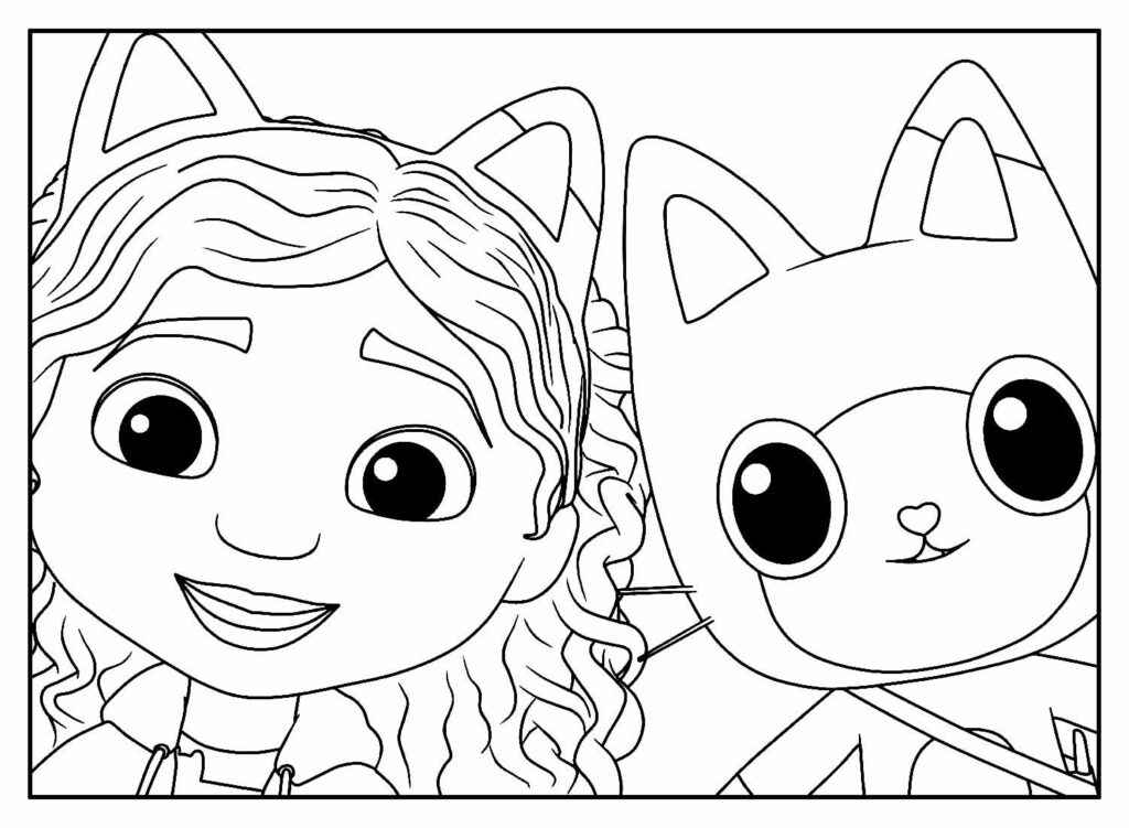 Das magische Haus von Gabby Ausmalbilder 783