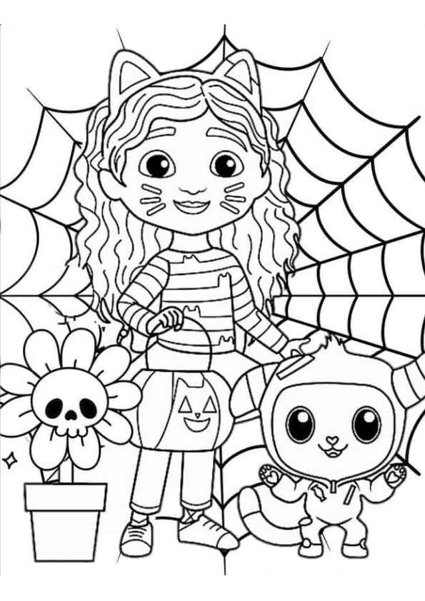 Das magische Haus von Gabby Ausmalbilder 965