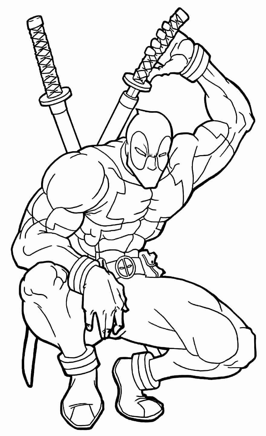 Deadpool Ausmalbilder 061
