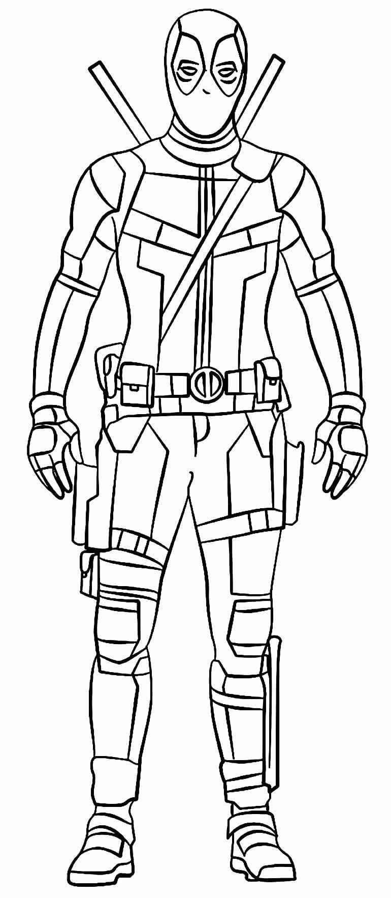 Deadpool Ausmalbilder 165