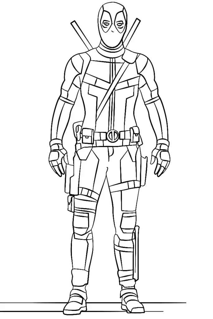 Deadpool Ausmalbilder 227