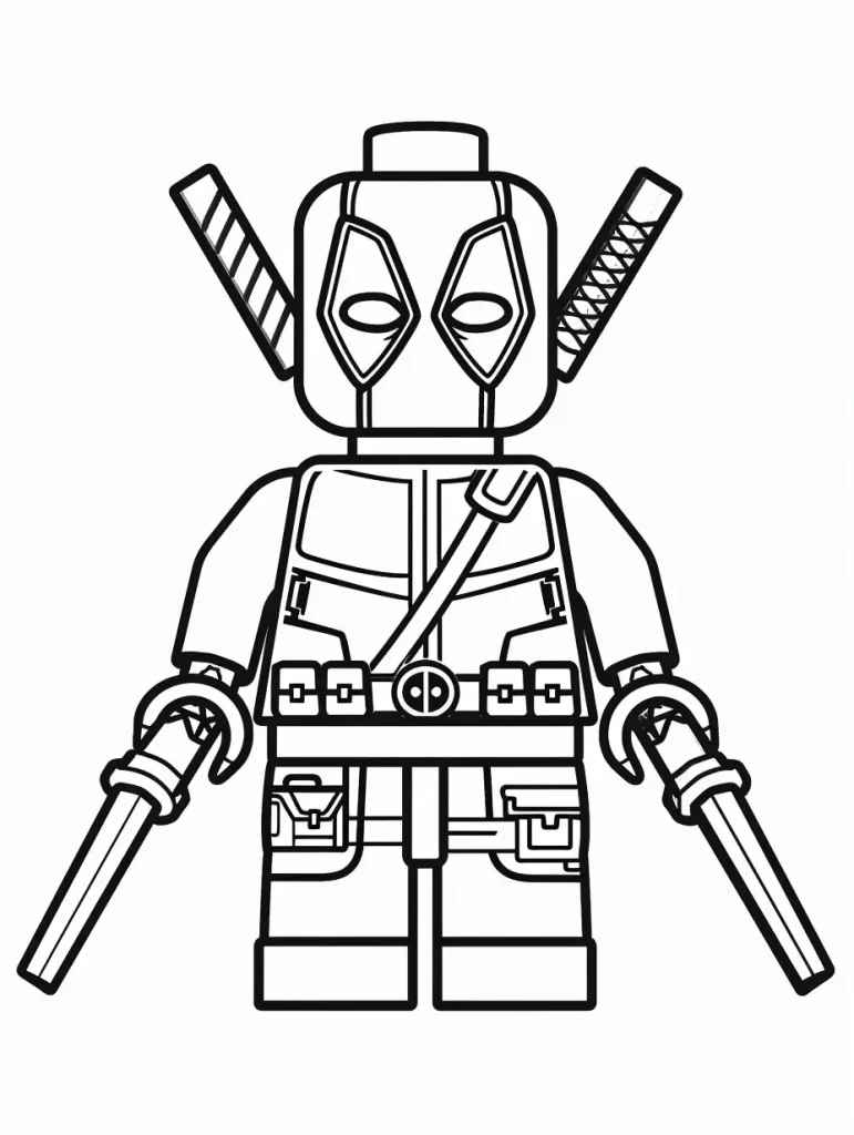 Deadpool Ausmalbilder 287