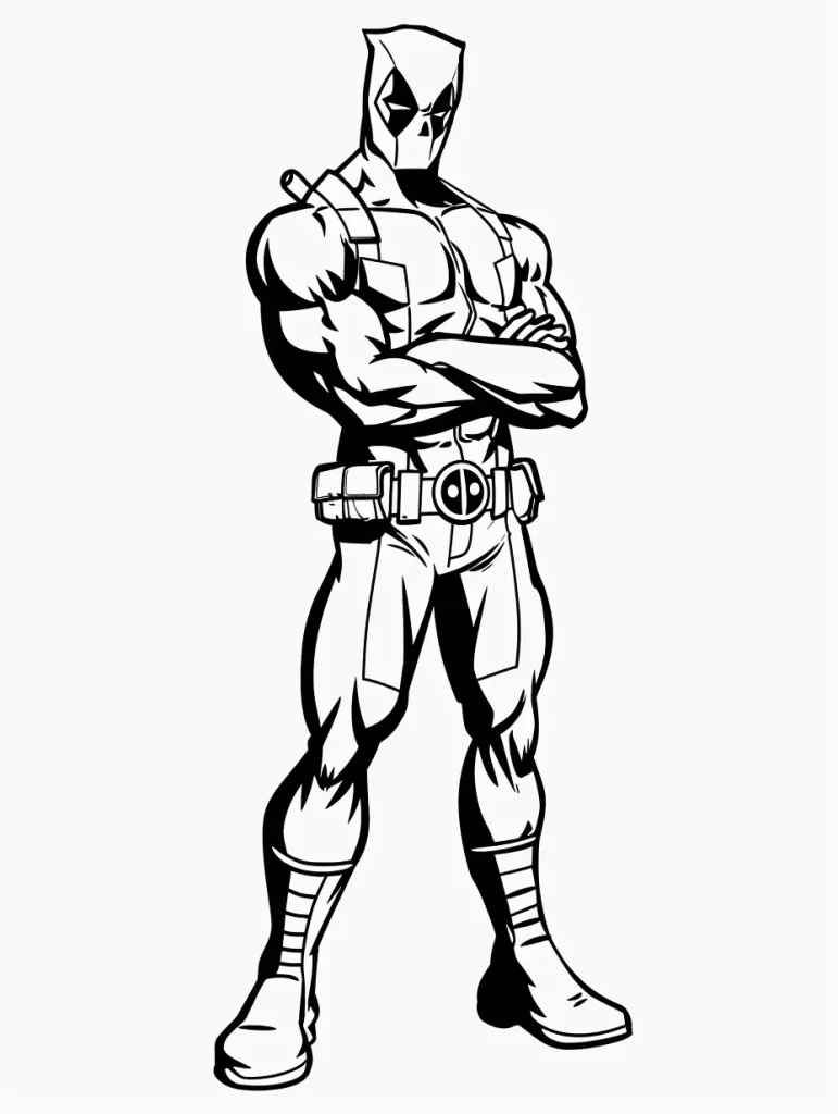 Deadpool Ausmalbilder 434