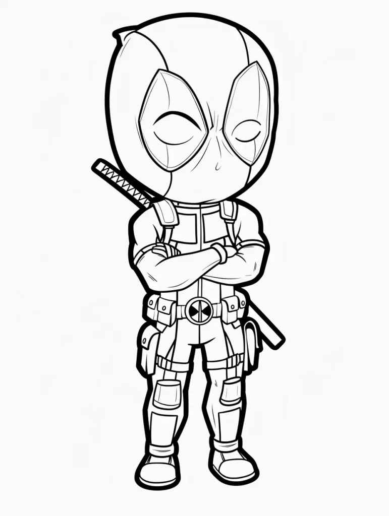 Deadpool Ausmalbilder 531