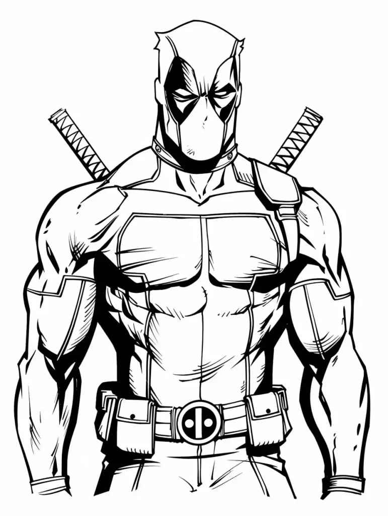 Deadpool Ausmalbilder 532