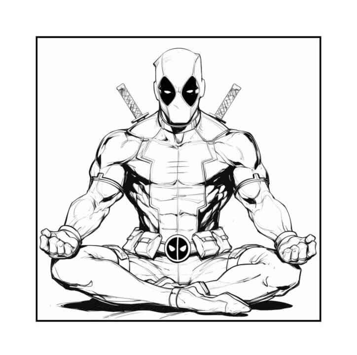 Deadpool Ausmalbilder 535