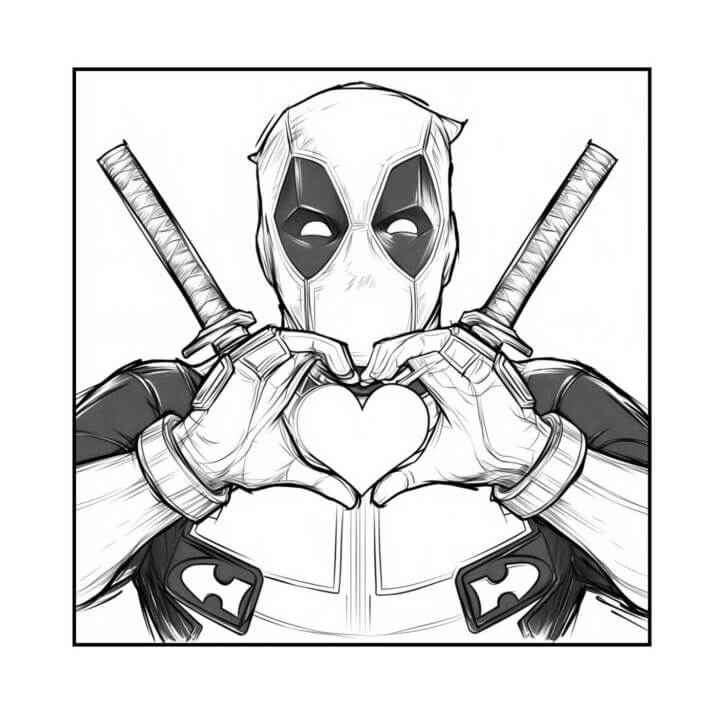 Deadpool Ausmalbilder 588
